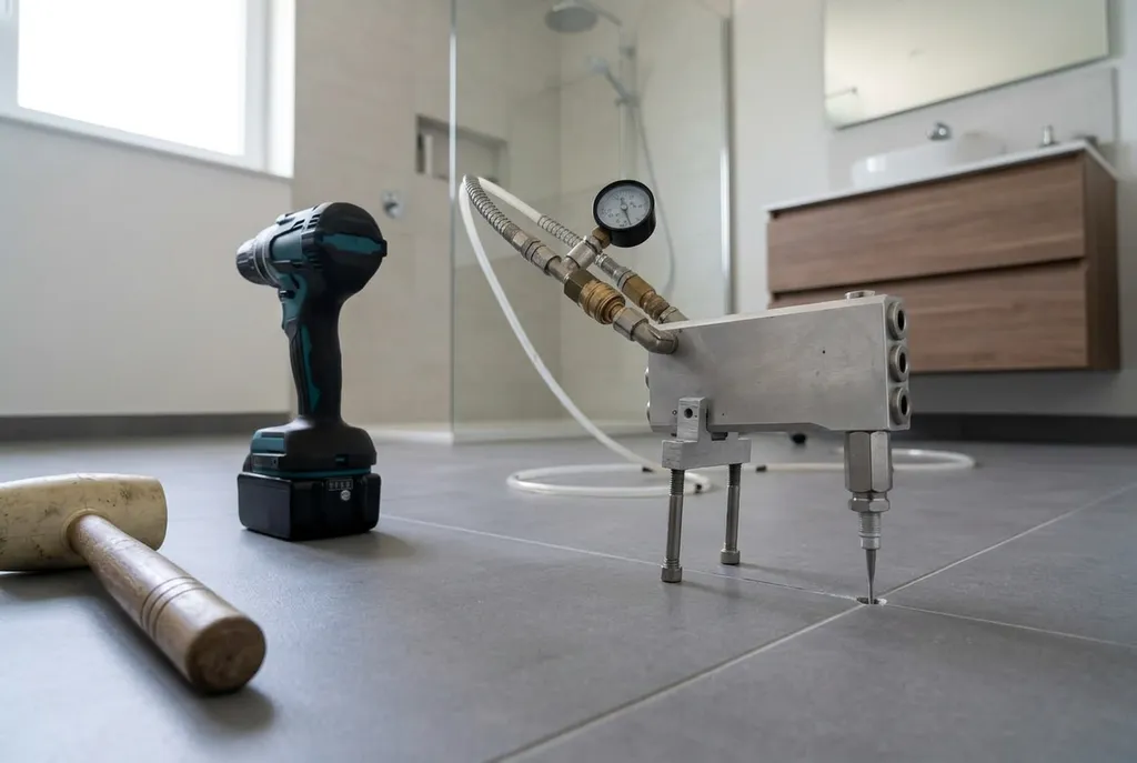 Kitbedrijf Biddinghuizen – holle tegels injecteren