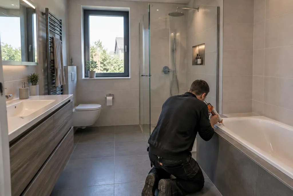 Kitbedrijf Biddinghuizen – badkamer kit vervangen bij de douche